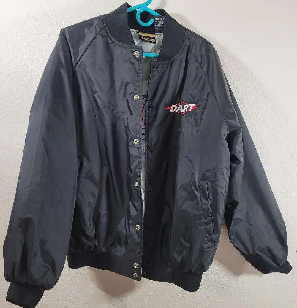 Black The DART Advantage Embroidered Quilted Jacket XL New Without Tags Comfy